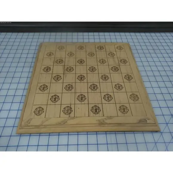 Cherlo Home Wooden Game Board Checkered Decorative 15x15